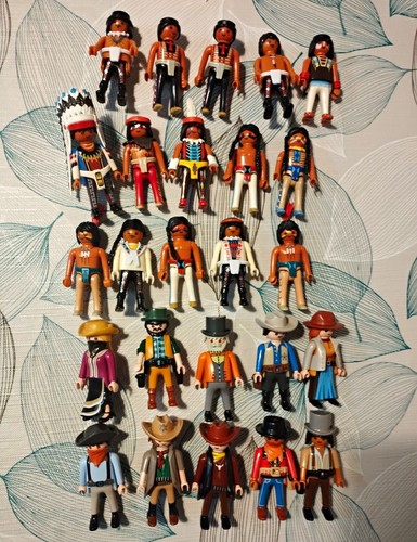 Playmobil cowboys and - , red
