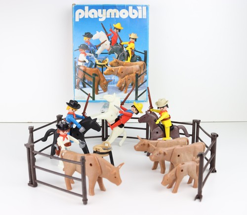 Vintage playmobil 3484 cowboys - vintage,