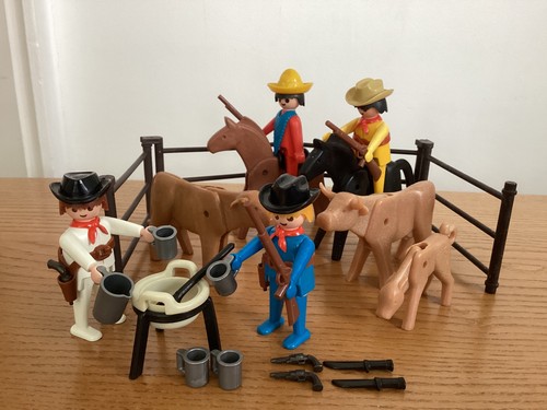 Vintage playmobil 3484 - vintage, cowboys