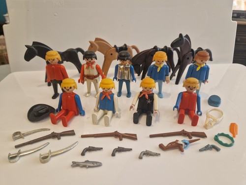 Vintage playmobil figures and - vintage,
