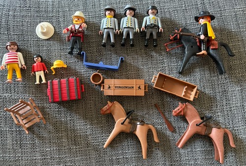 Vintage playmobil figures and - vintage,