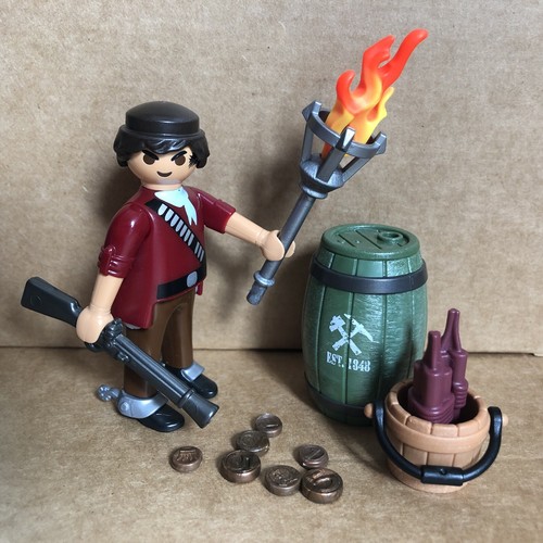 Playmobil cowboy man shotgun - cowboy,