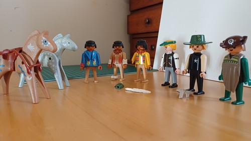Vintage playmobil western set - playmobil,